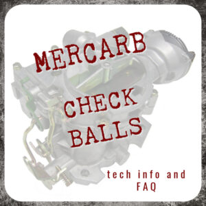 Mercarb Check Balls