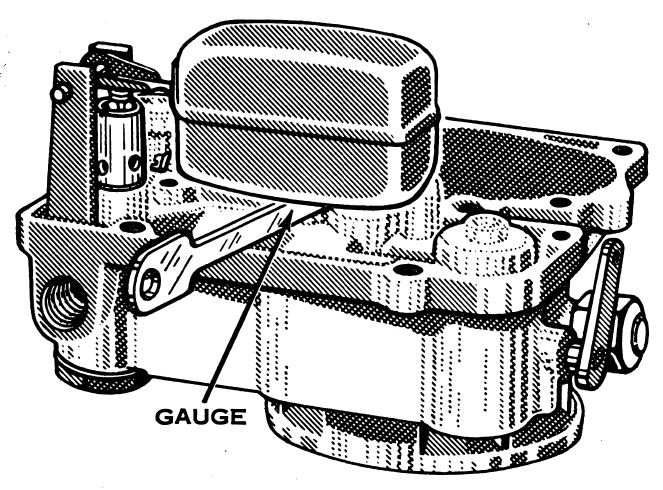 Carter WGD 2 barrel carburetor float adjustment