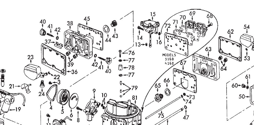 Holley 4150 Exploded View